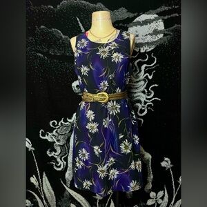 LAST CHANCE 🌈 VTG 1990s All That Jazz Purple Daisy Sleeveless Sundress